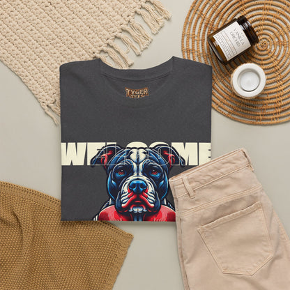 Dog Fight Boxing Dog T-Shirt — Welcome To The Dog Fight Graphic Tee