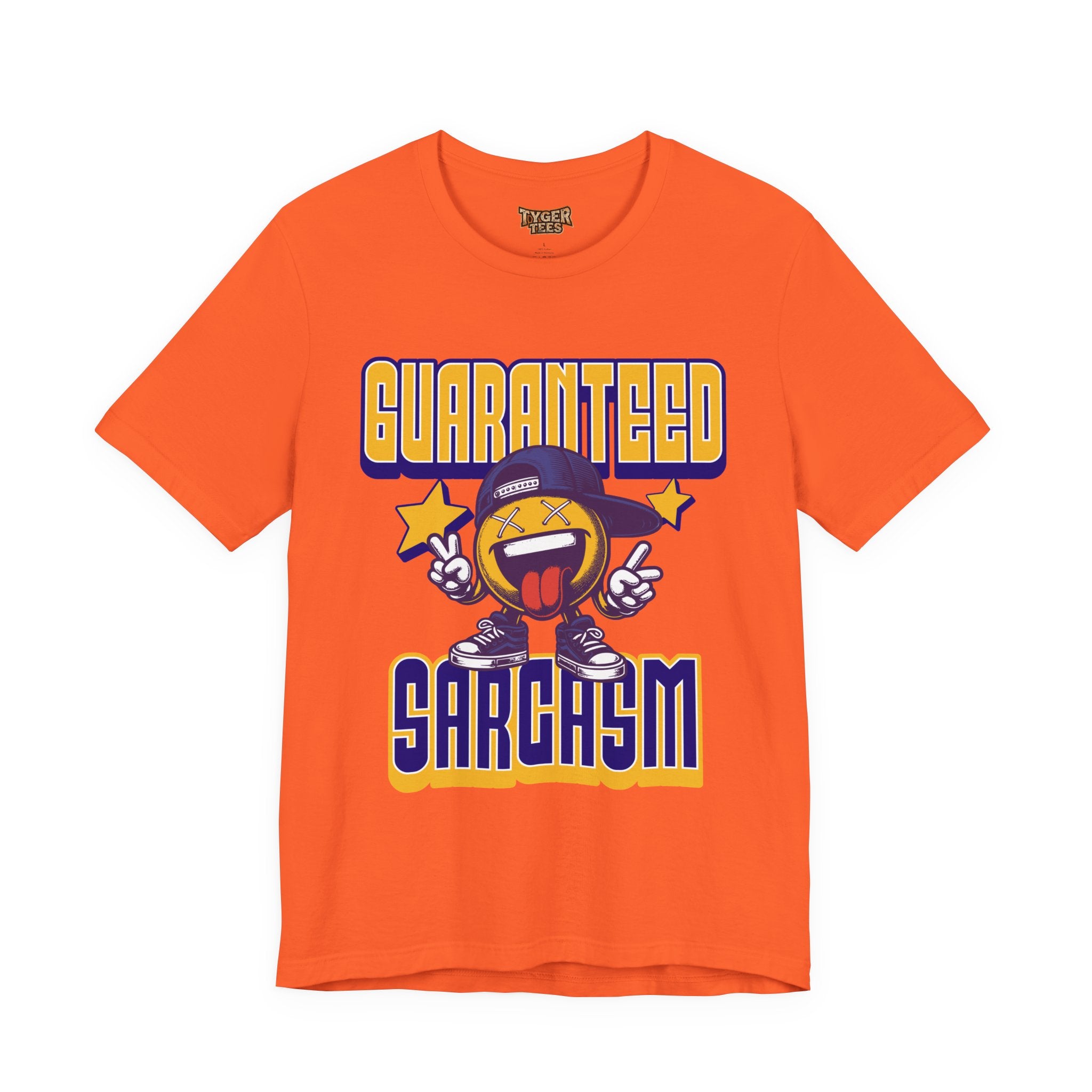 Guaranteed Sarcasm – Funny Smiley Face T-Shirt
