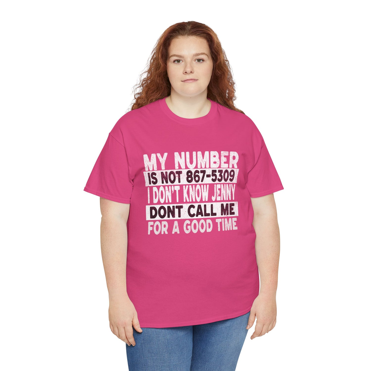 Funny 867-5309 Jenny Unisex Cotton Tee