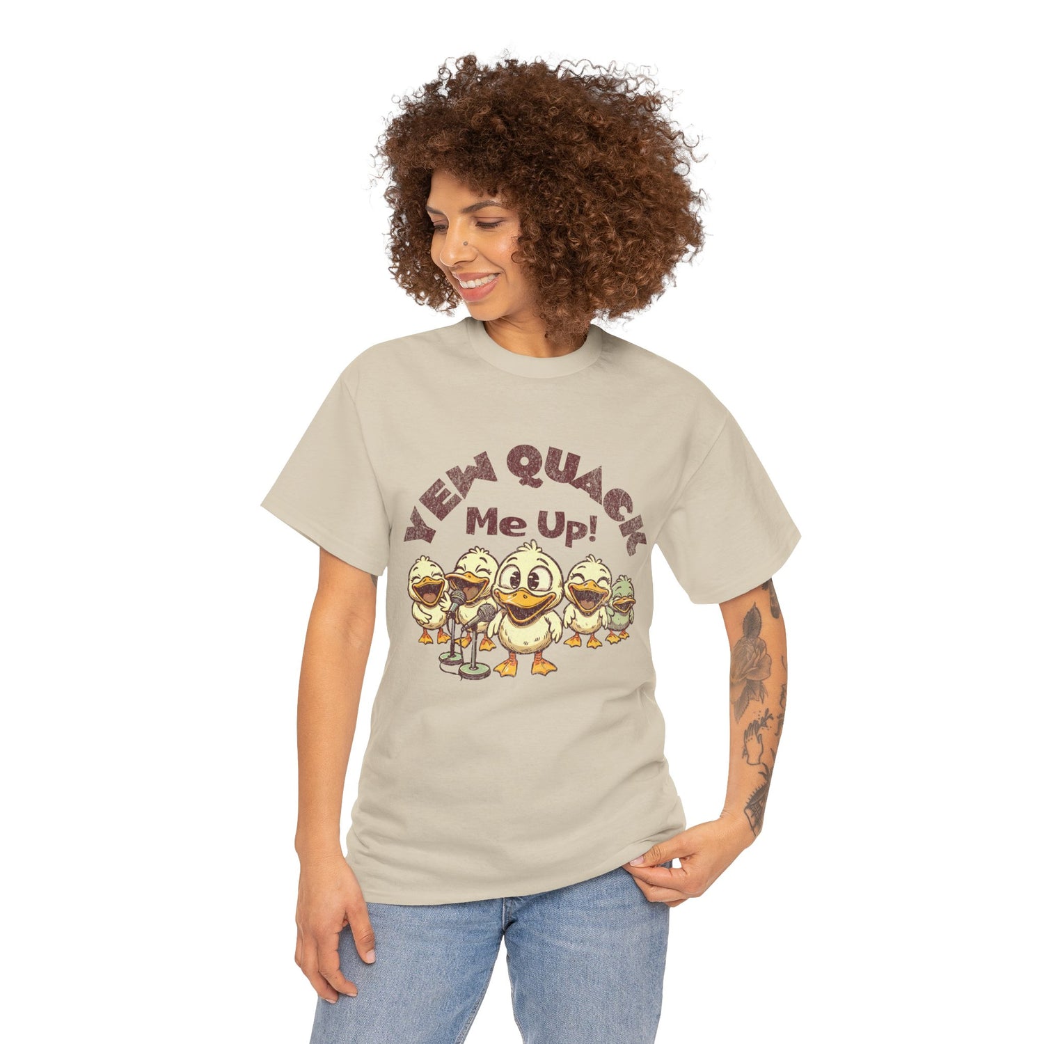 Yew Quack Me Up - Funny Duck Tee