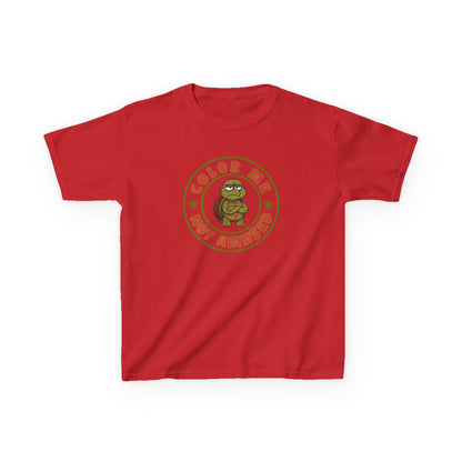 Kids Tee — Color Me Not Amused - Turtle