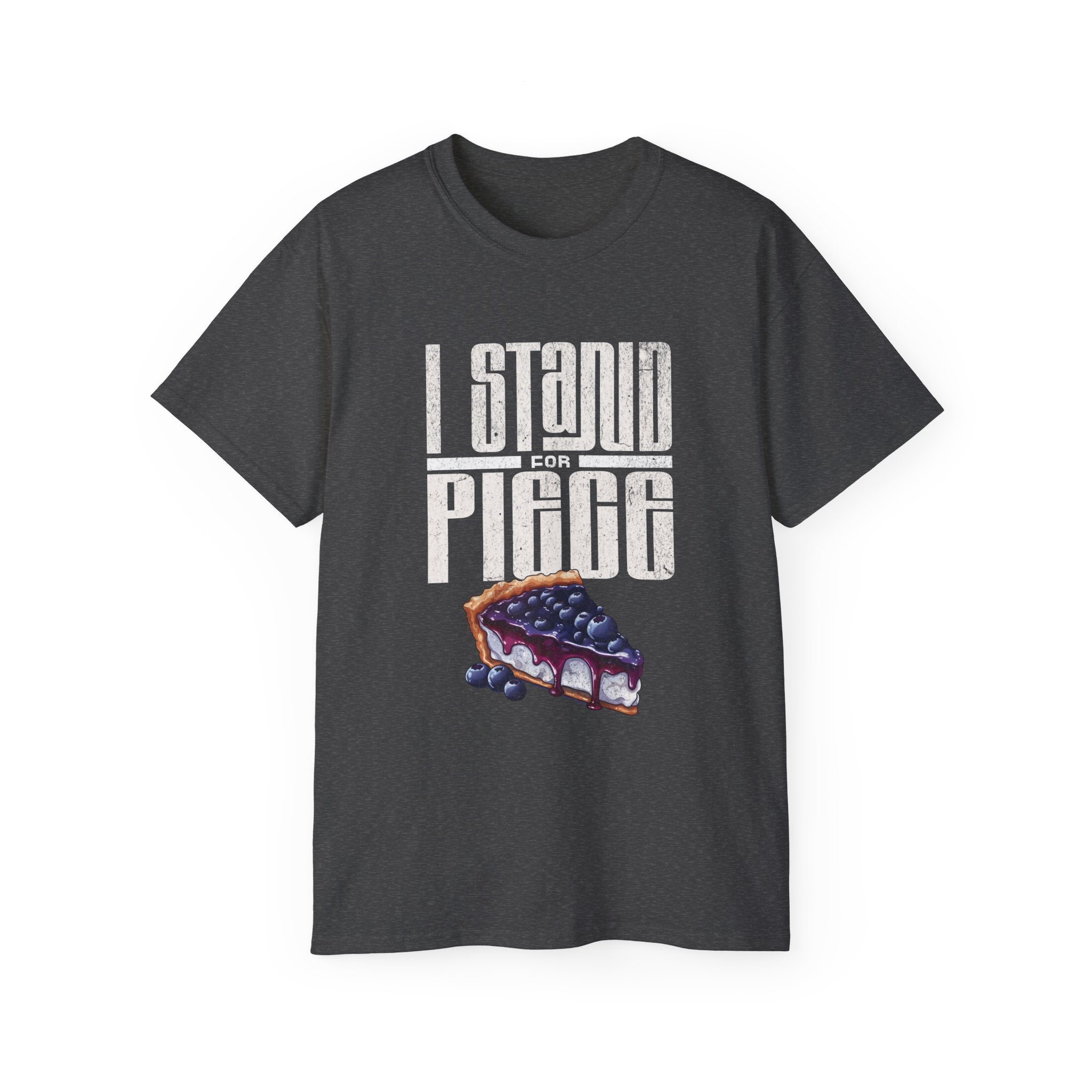I Stand For Piece of Blueberry Pie Cotton T-Shirt