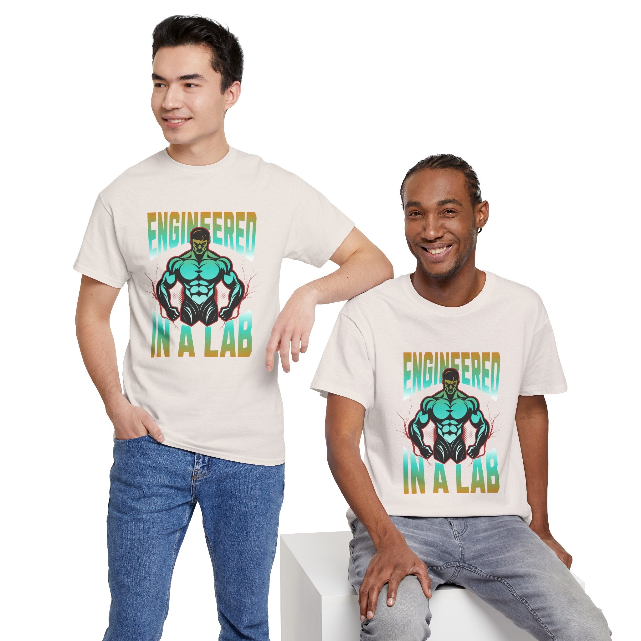 Engineered in a Lab T-Shirt — Muscle Science Gym Tee
