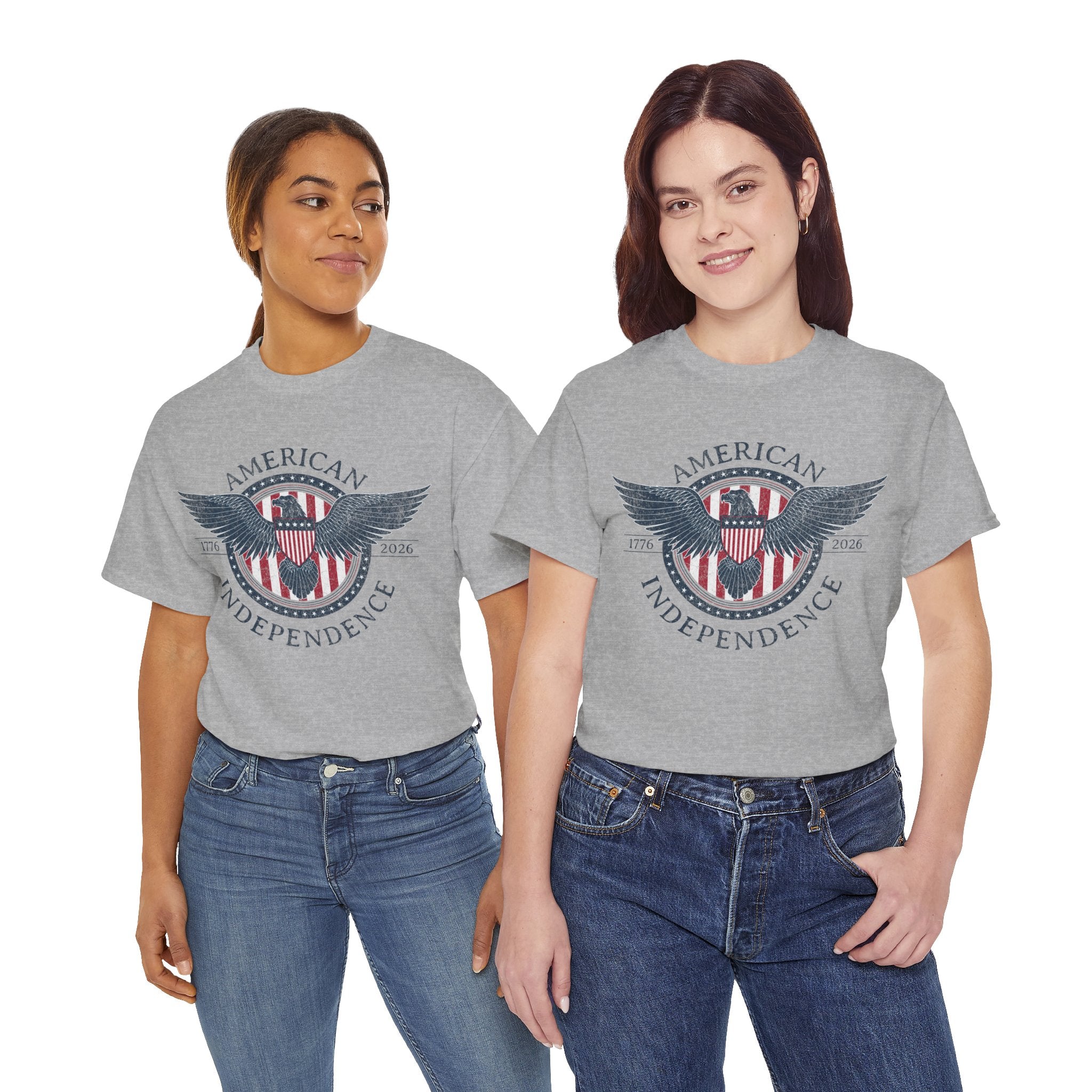 Independence Eagle Tee — American Independence 1776–2025 Vintage Flag Shirt