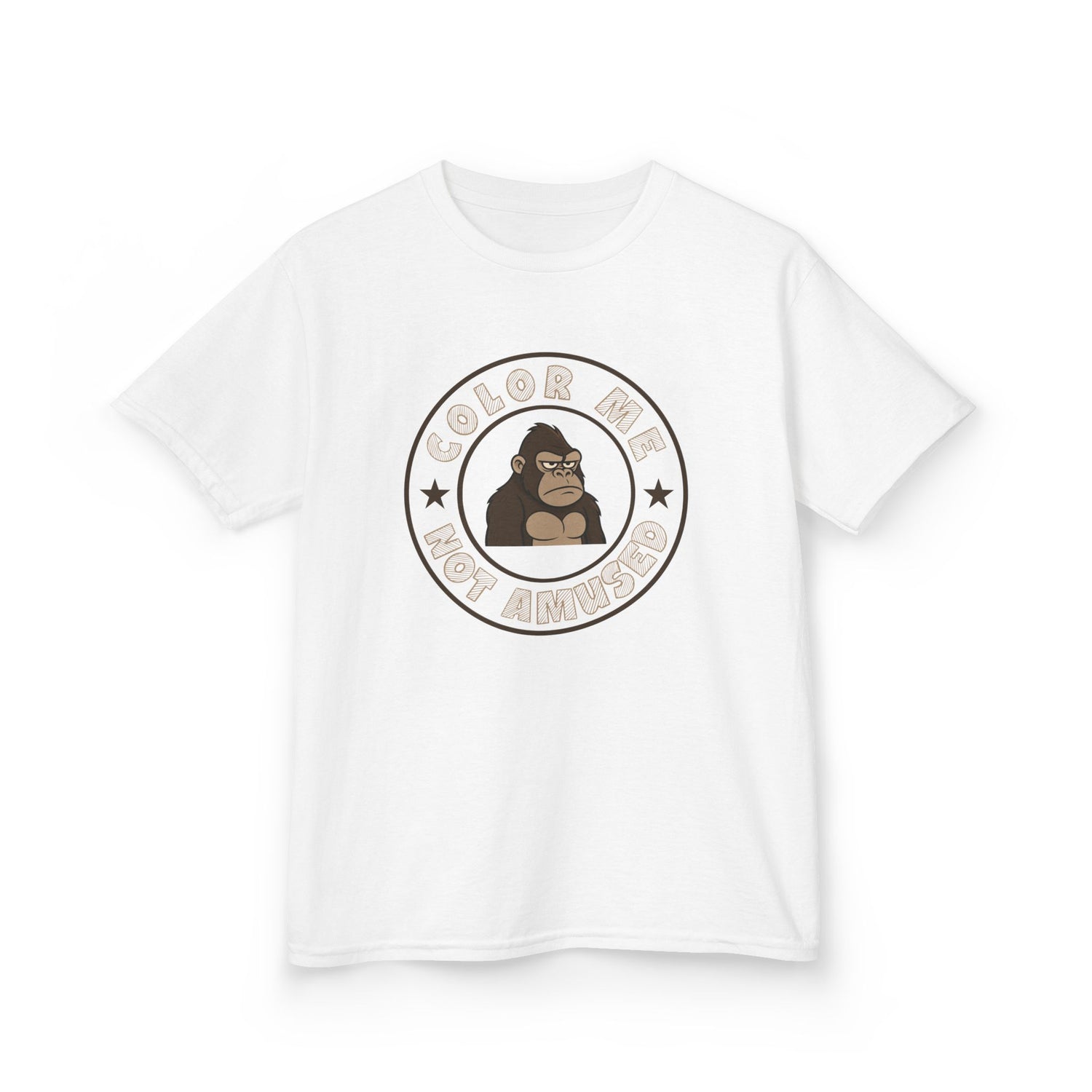 Kids Tee — Color Me Not Amused - Gorilla