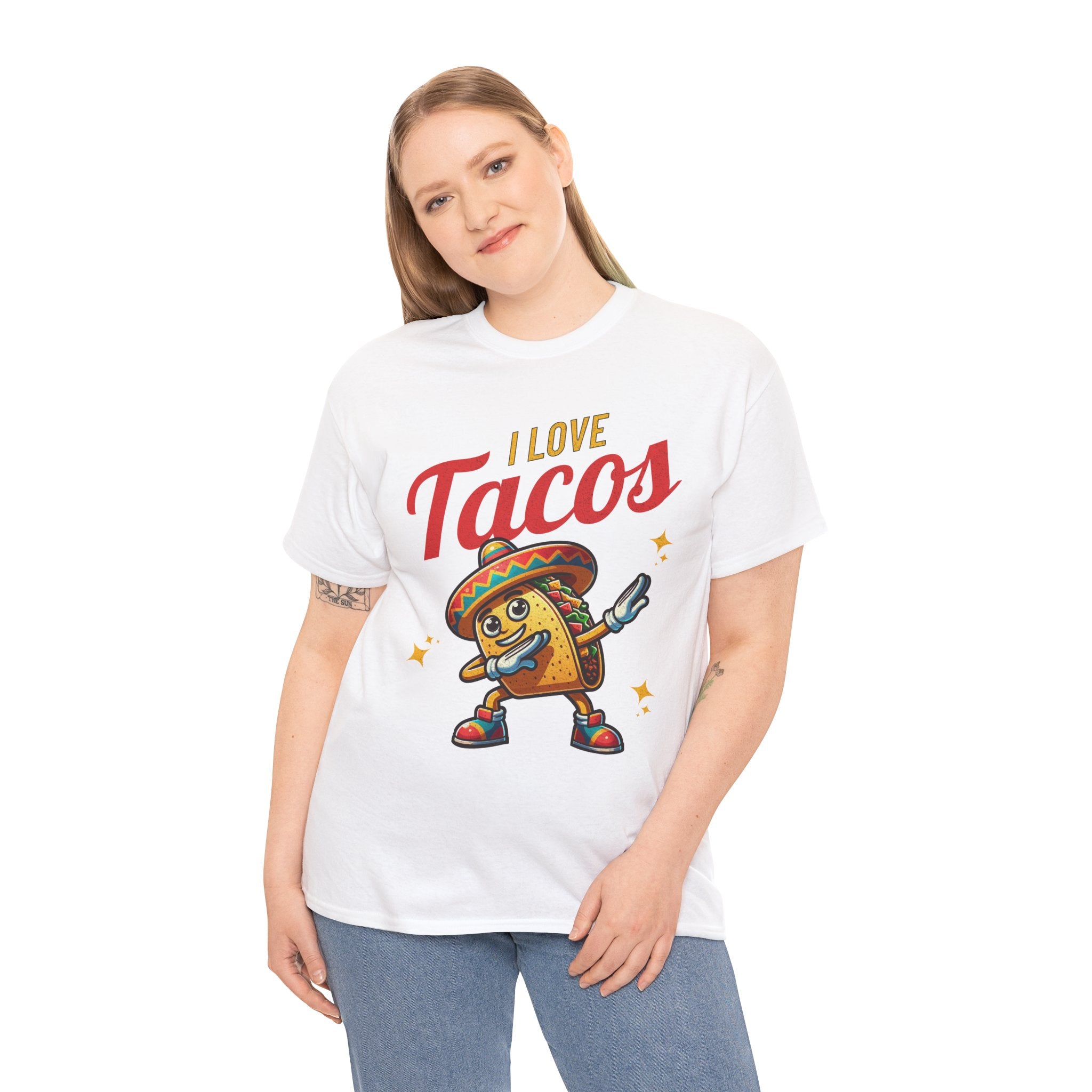 I Love Tacos Tee — Cute Dancing Taco Graphic T-Shirt