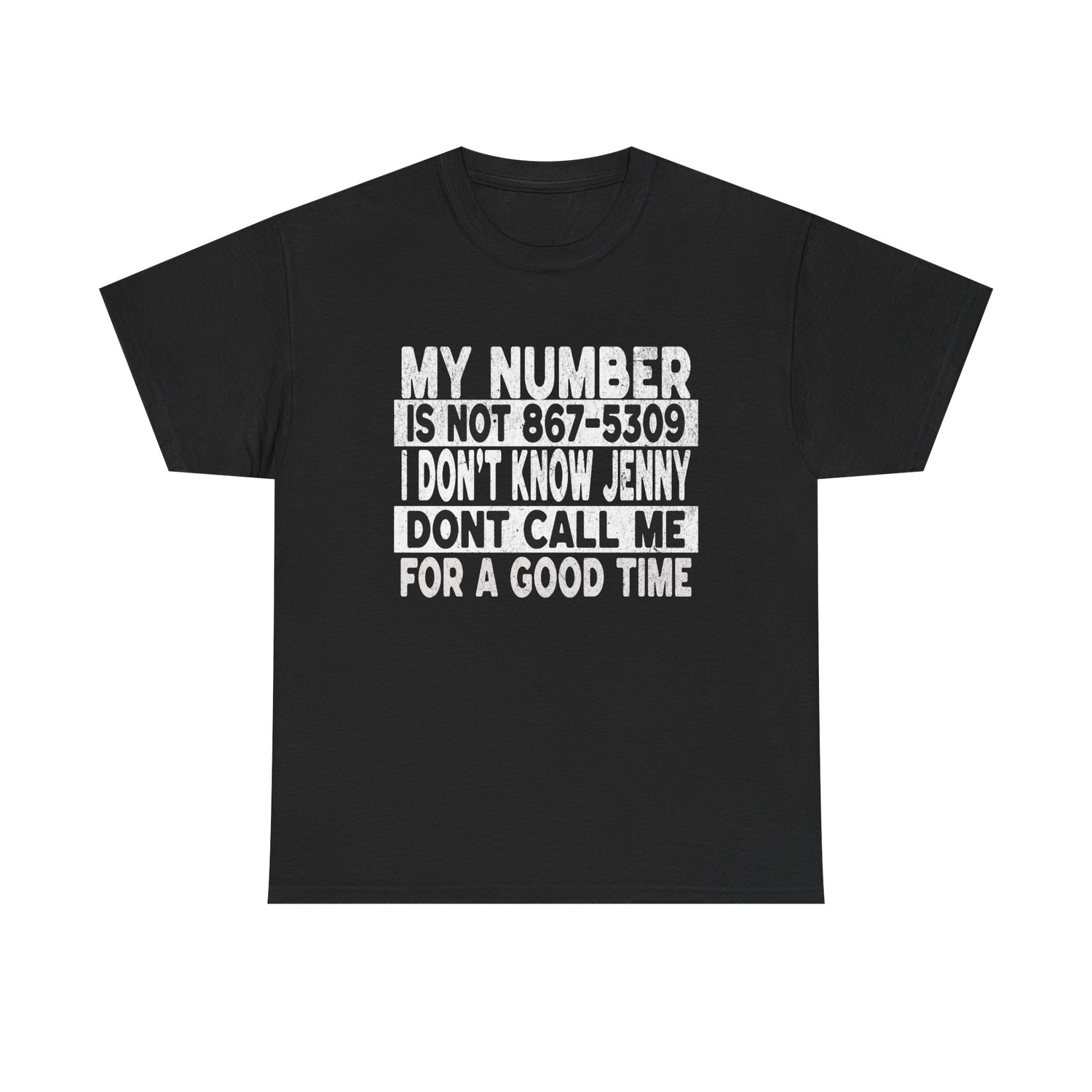 Funny 867-5309 Jenny Unisex Cotton Tee