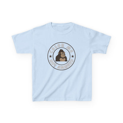 Kids Tee — Color Me Not Amused - Gorilla
