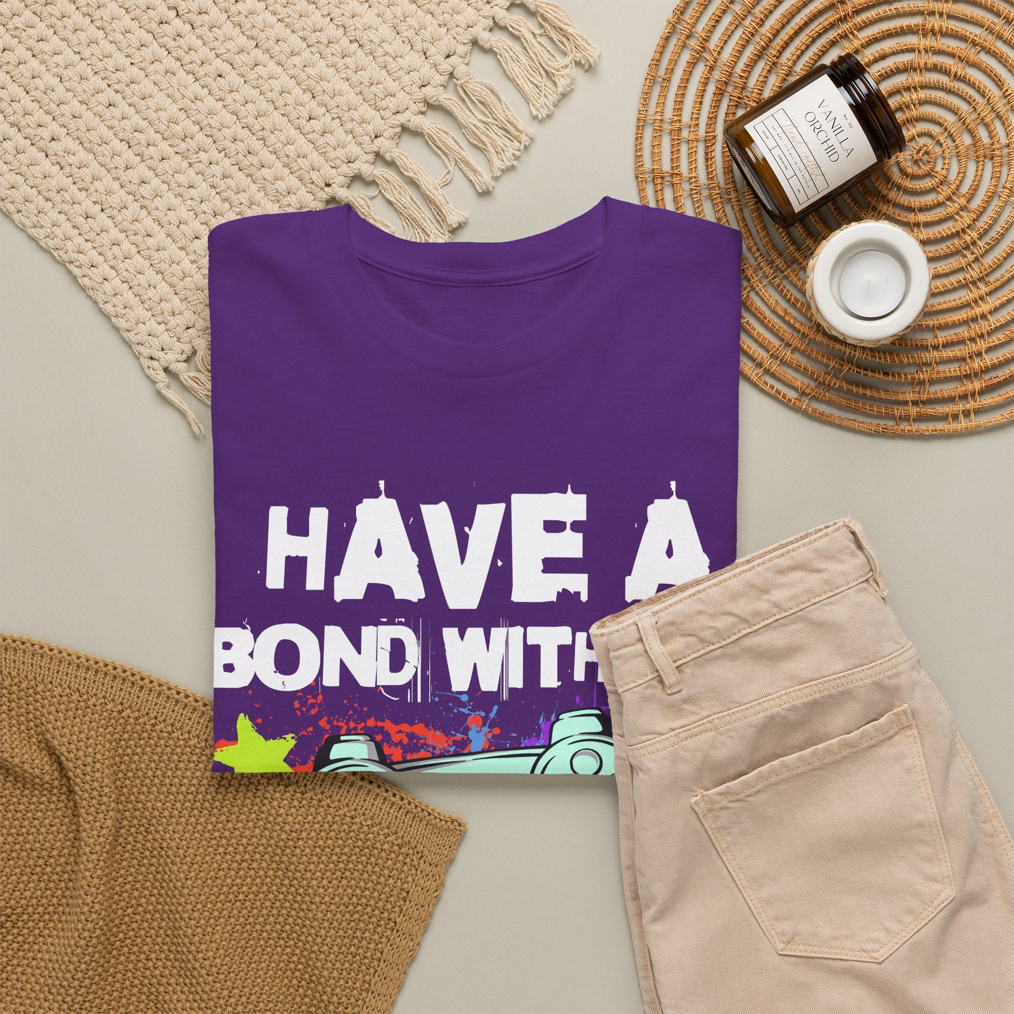 Gamer Controller Tee — "Have a Bond With My Controller" Graphic Shirt