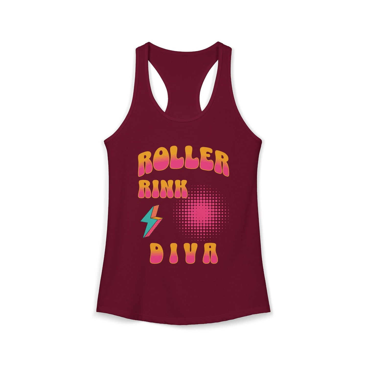 Roller Rink Diva – Women’s Racerback Tank