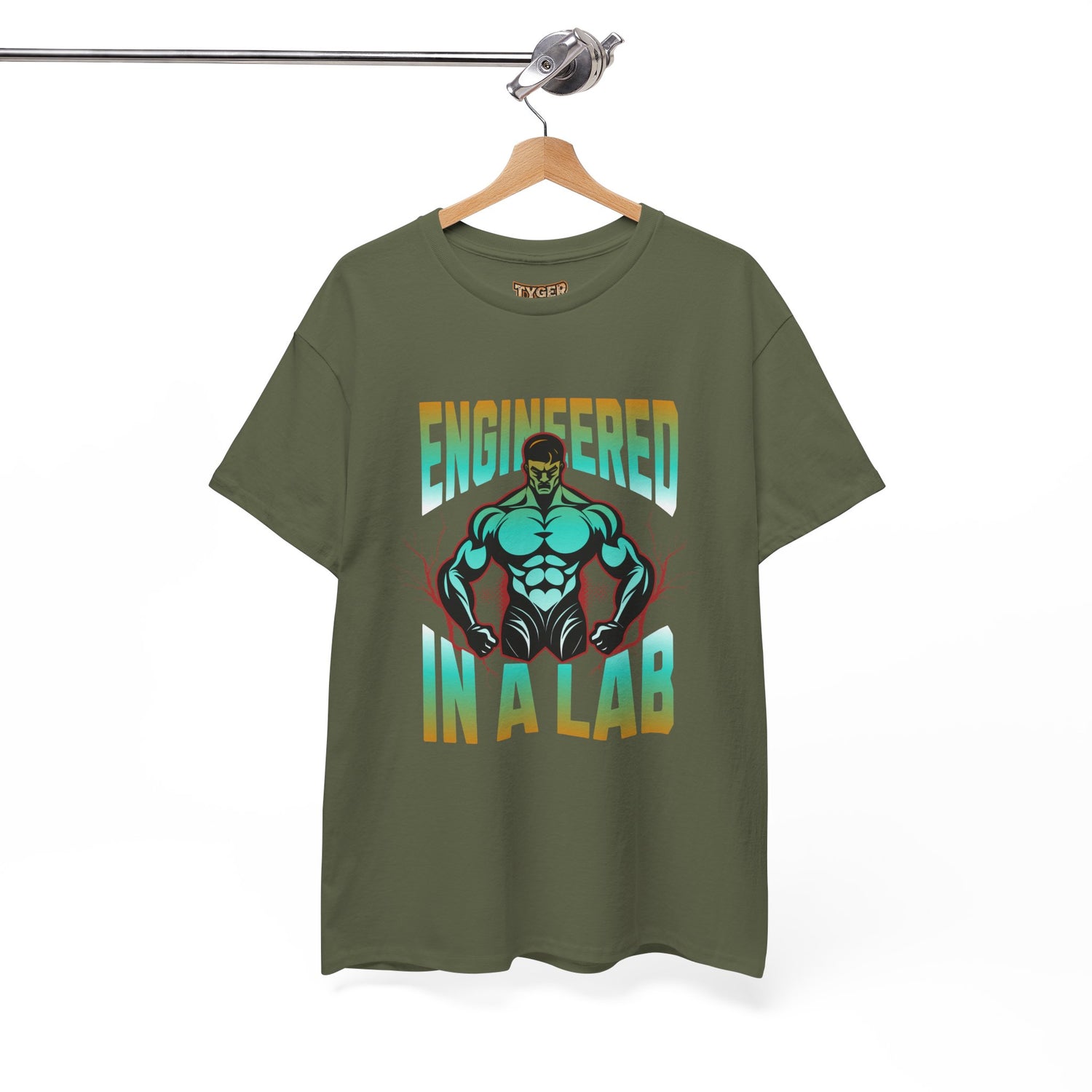 Engineered in a Lab T-Shirt — Muscle Science Gym Tee