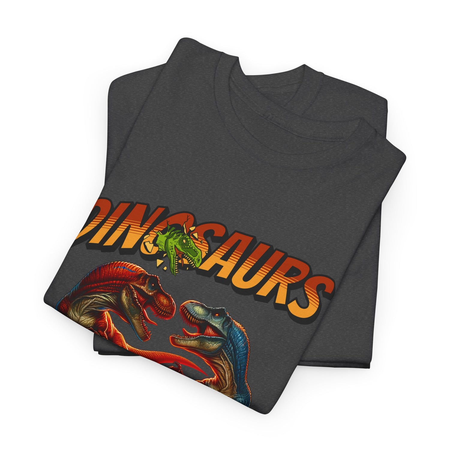 Dinosaur Graphic Tee – "Dinosaurs Will Rise Again" Retro Jurassic T‑Shirt