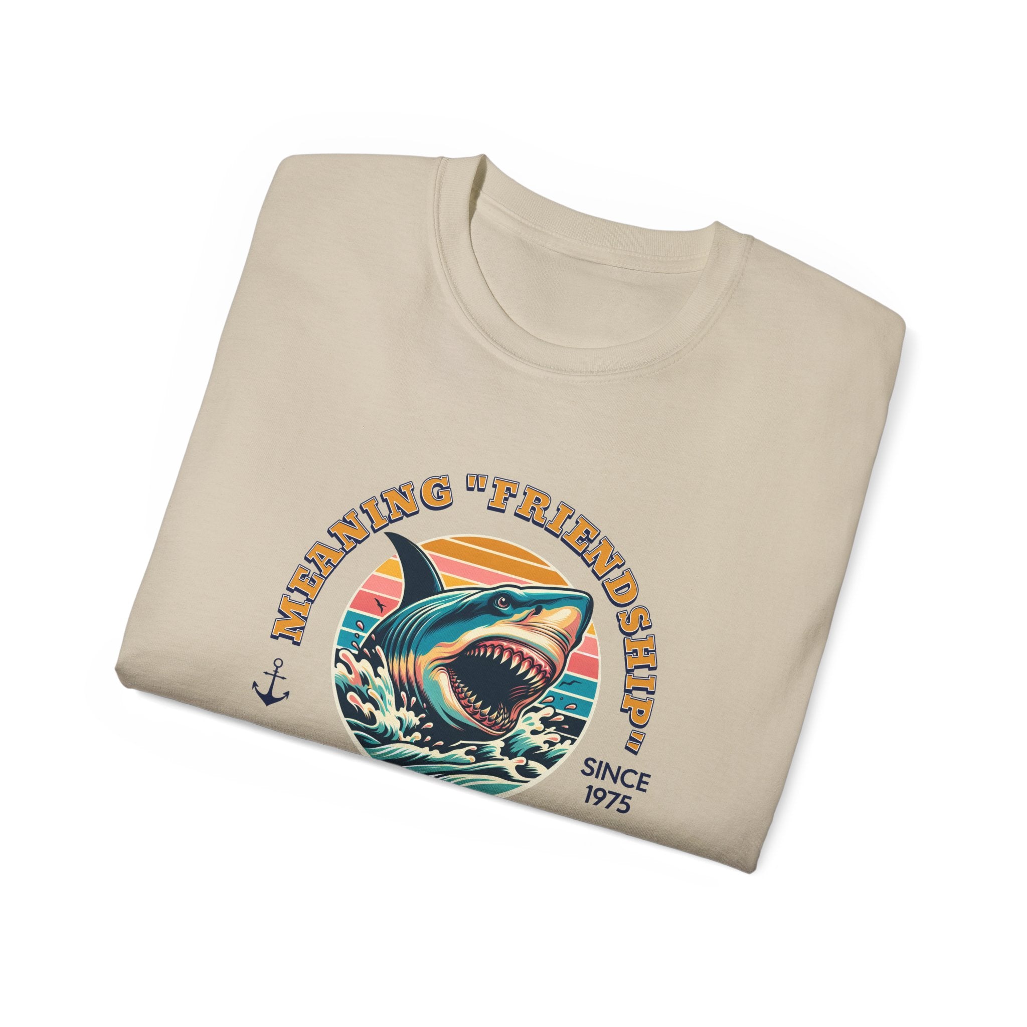 Jaws Movie - Meaning Friendship Amity Tee
