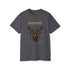 Deer Head Collector Cotton Hunting Tee - Gray
