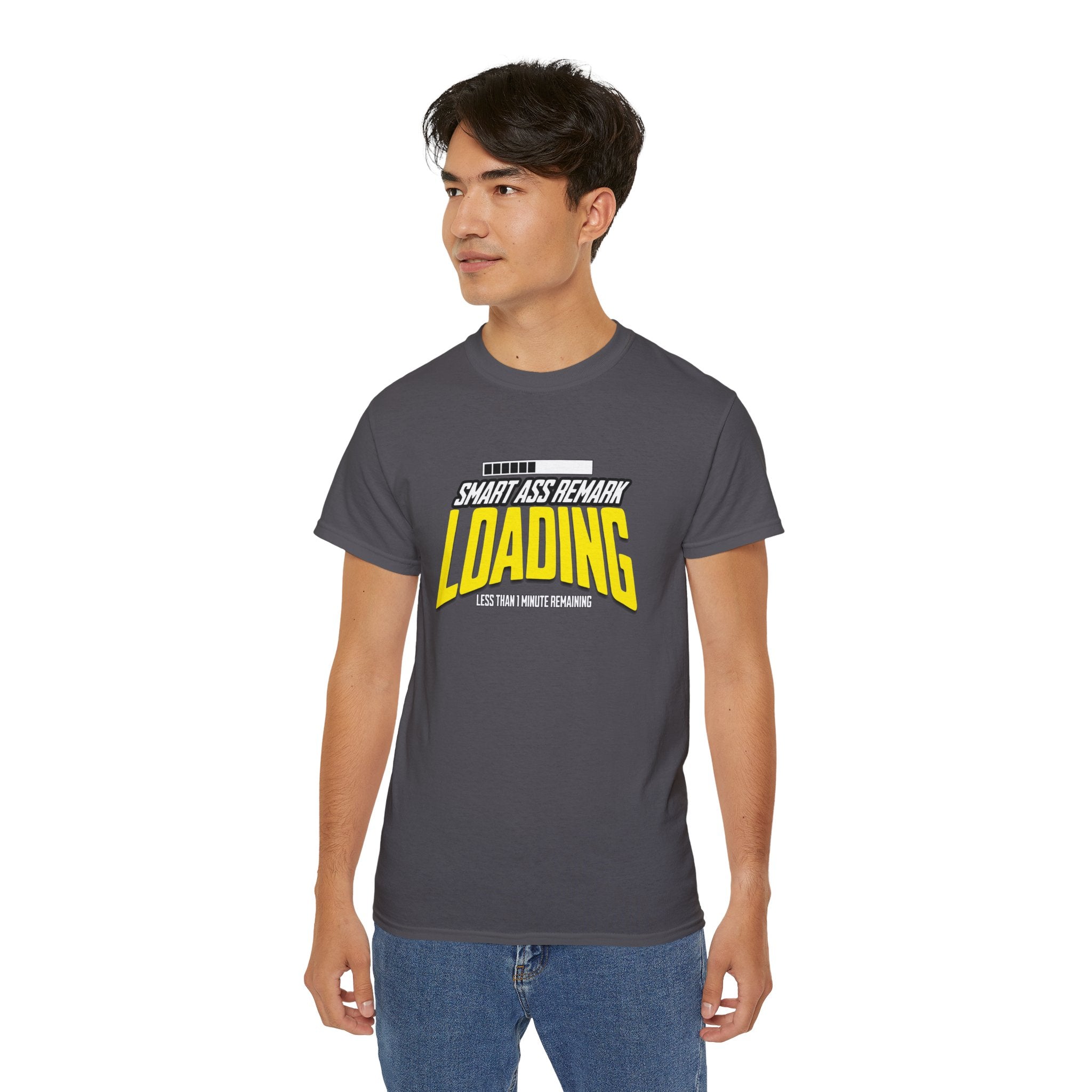 Funny Smart Ass Loading Cotton Tee