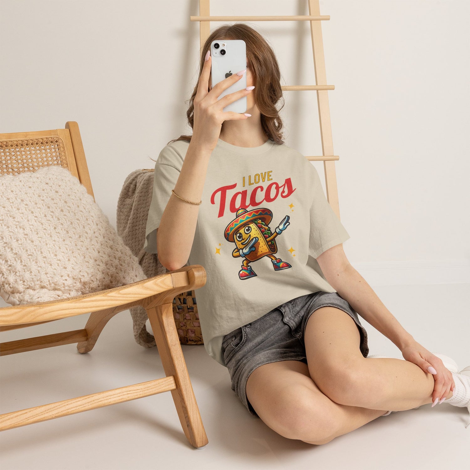 I Love Tacos Tee — Cute Dancing Taco Graphic T-Shirt
