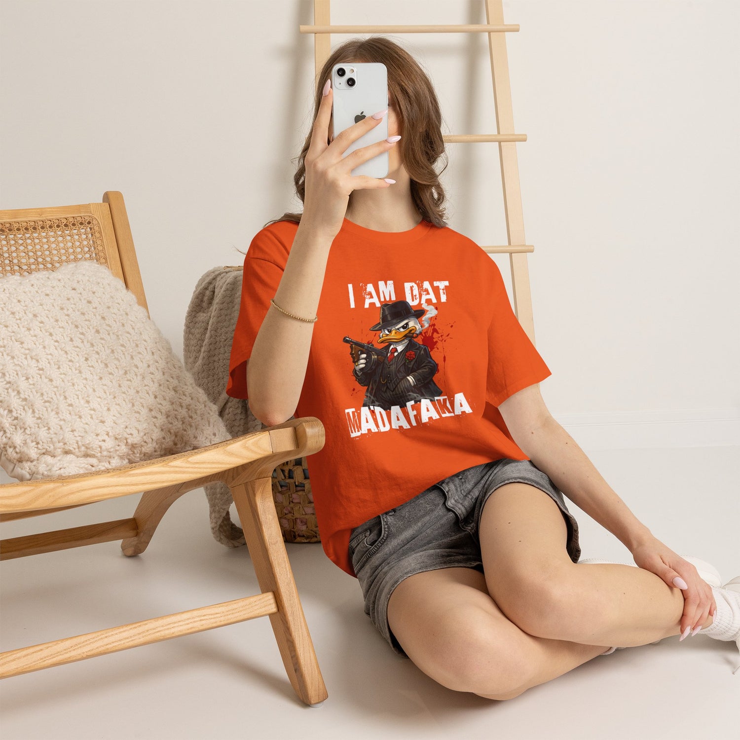 I Am Dat Madafaka - Gangster Duck T-Shirt