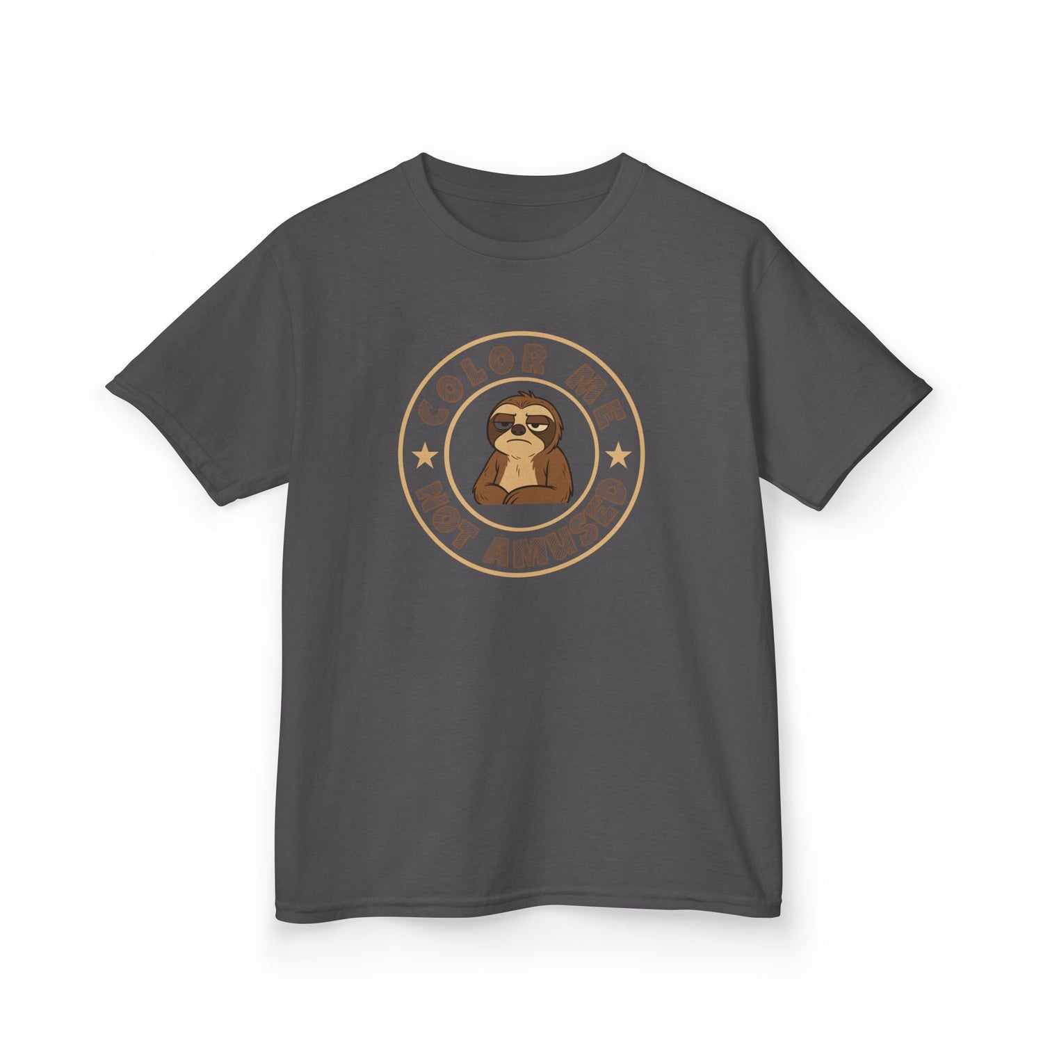 Kids Tee — Color Me Not Amused -  Sloth