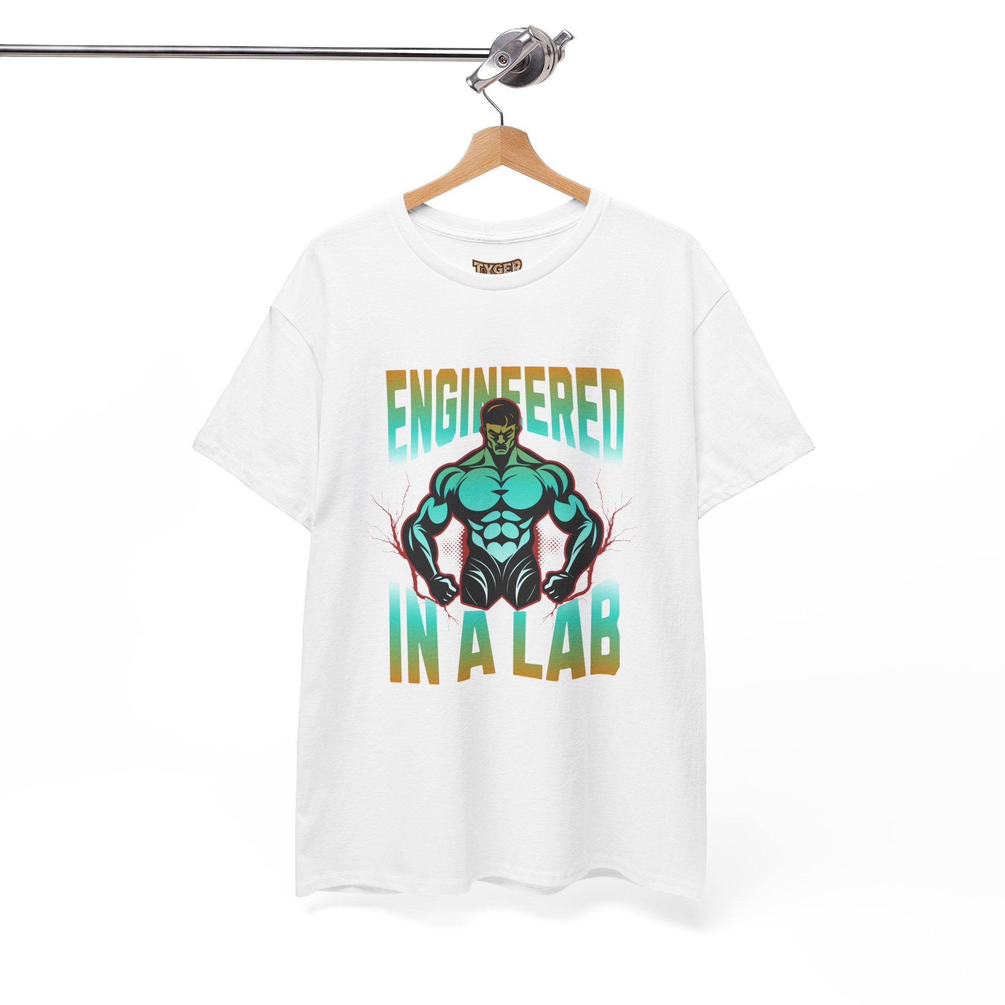 Engineered in a Lab T-Shirt — Muscle Science Gym Tee