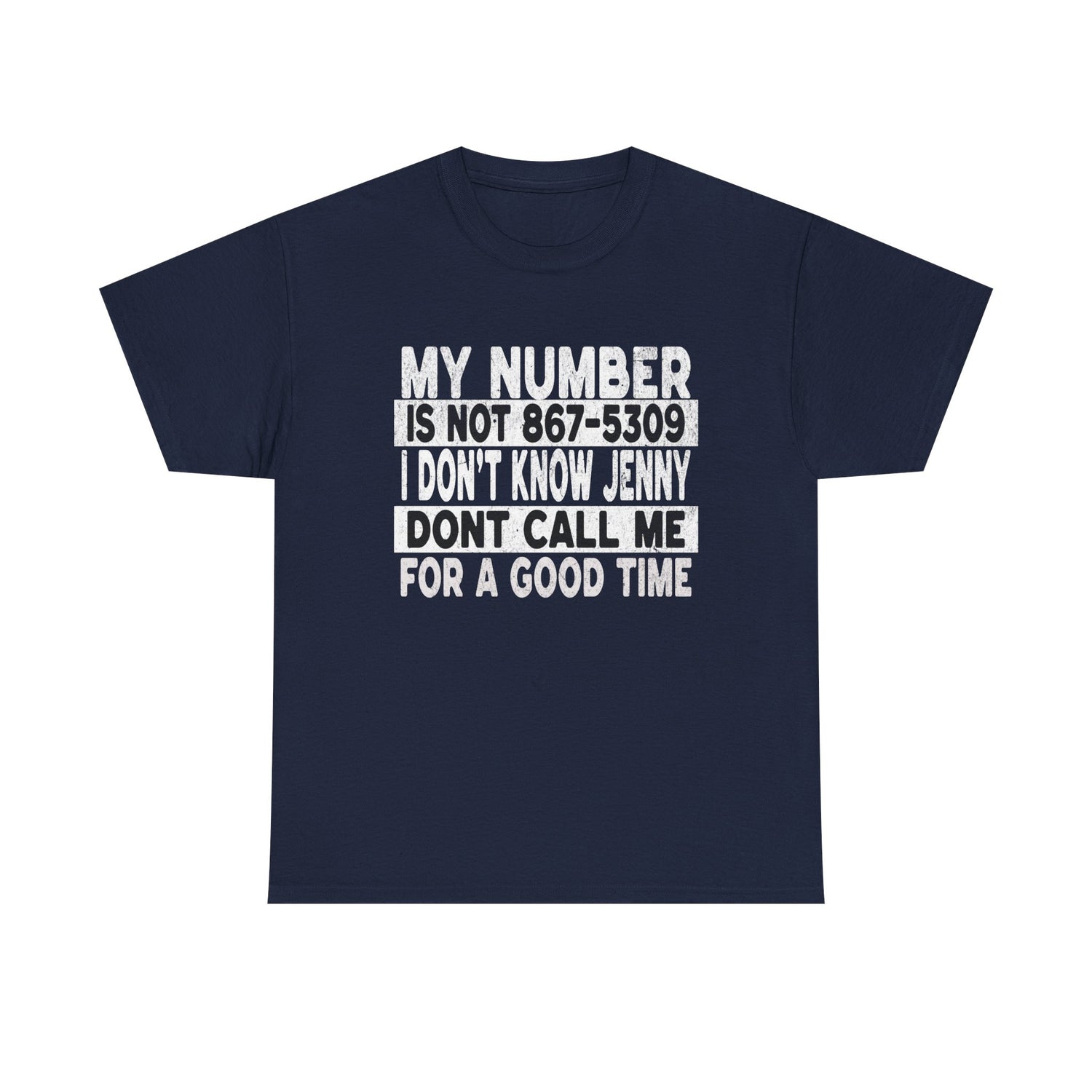 Funny 867-5309 Jenny Unisex Cotton Tee