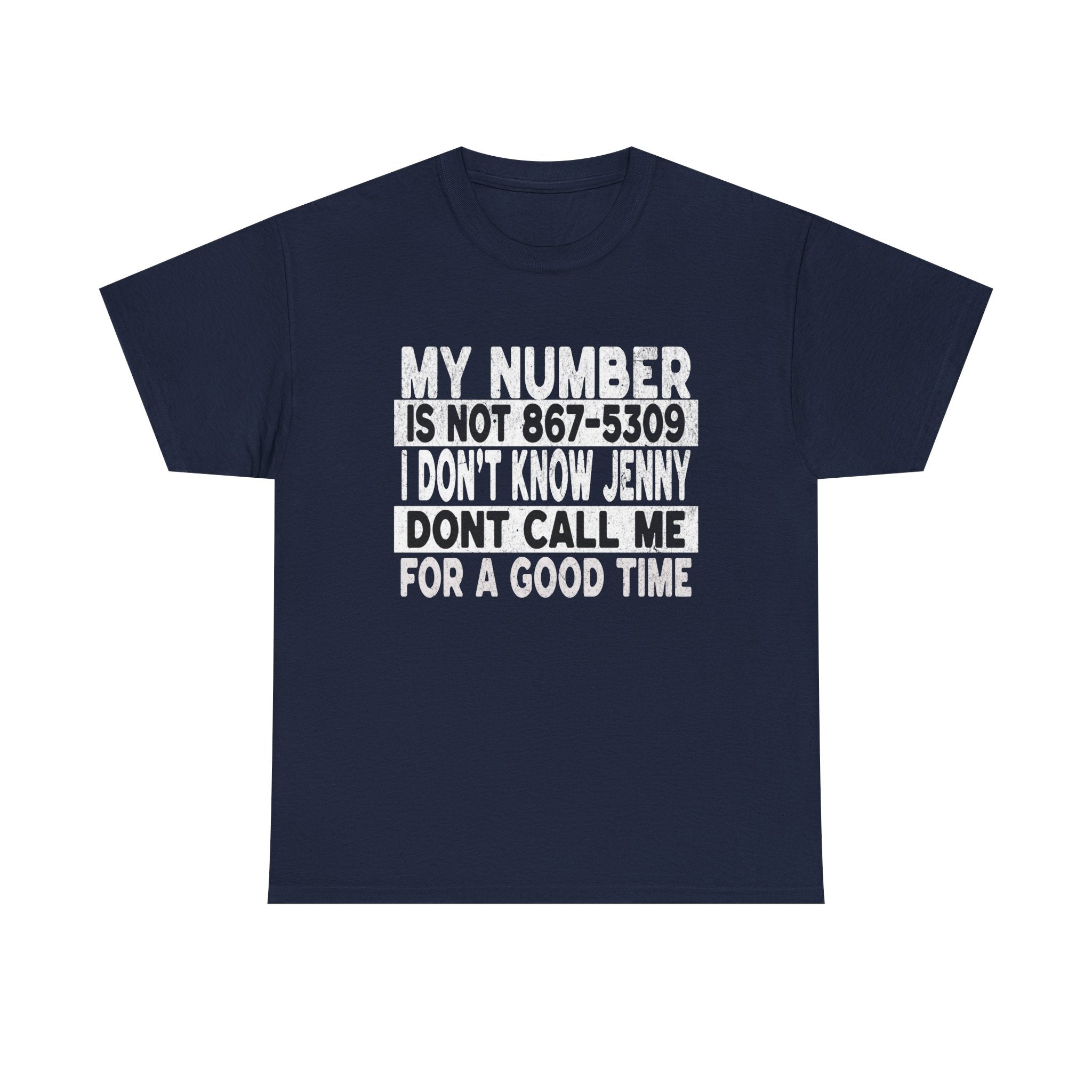 Funny 867-5309 Jenny Unisex Cotton Tee