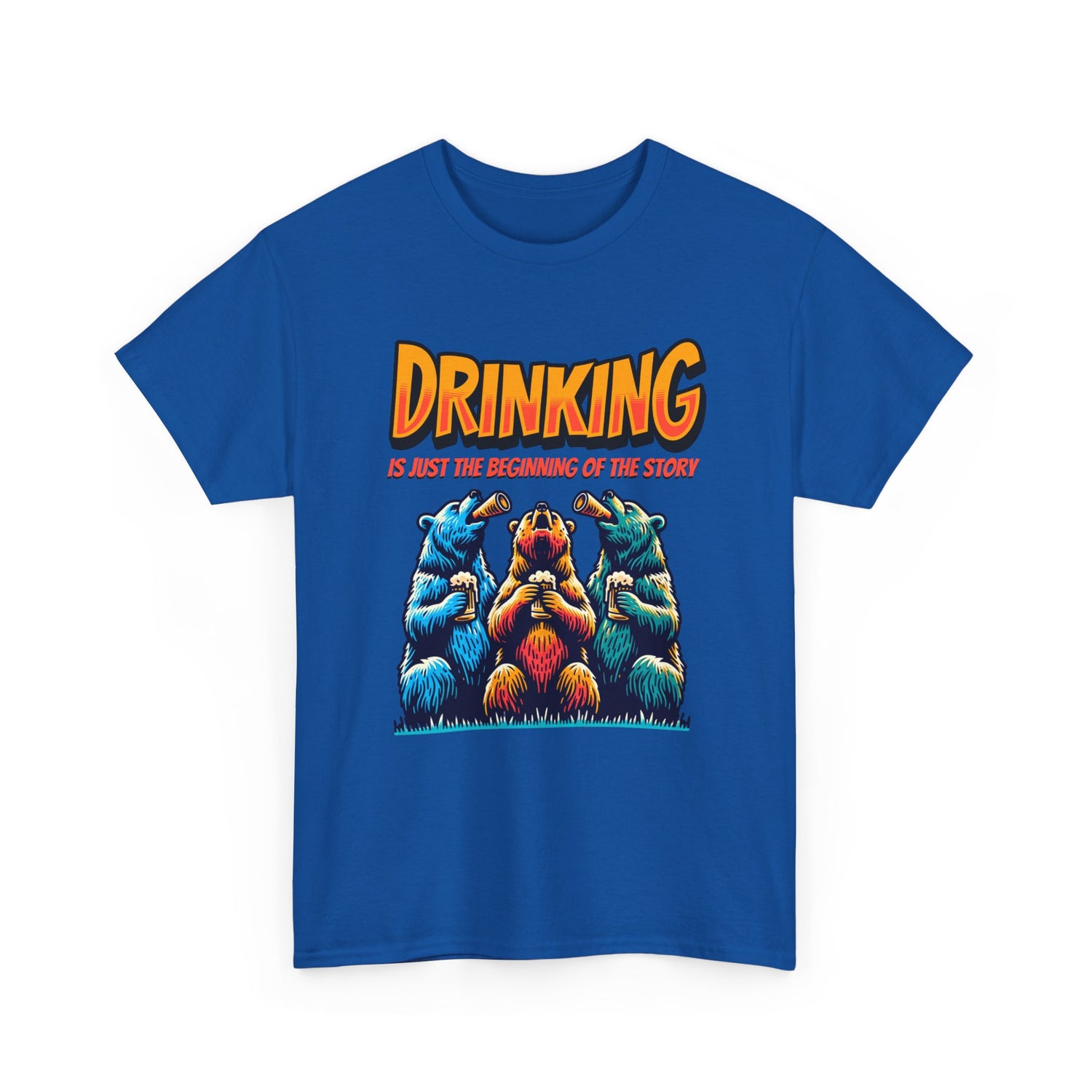Drinking Is Just the Beginning Graphic Tee — Funny Party T-Shirt