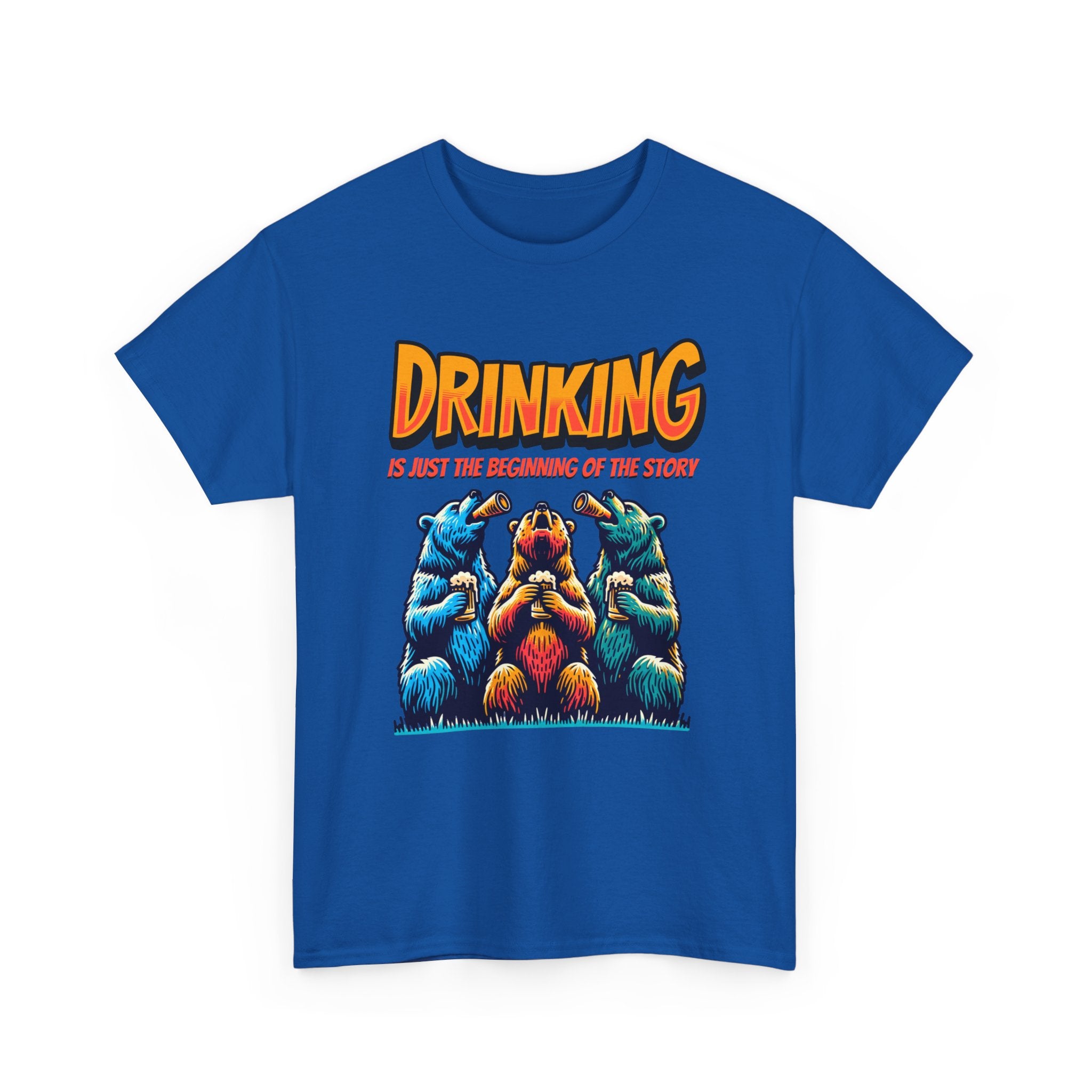 Drinking Is Just the Beginning Graphic Tee — Funny Party T-Shirt