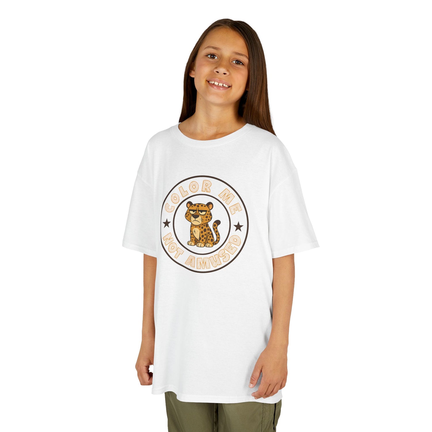 Kids Tee — Color Me Not Amused - Jaguar