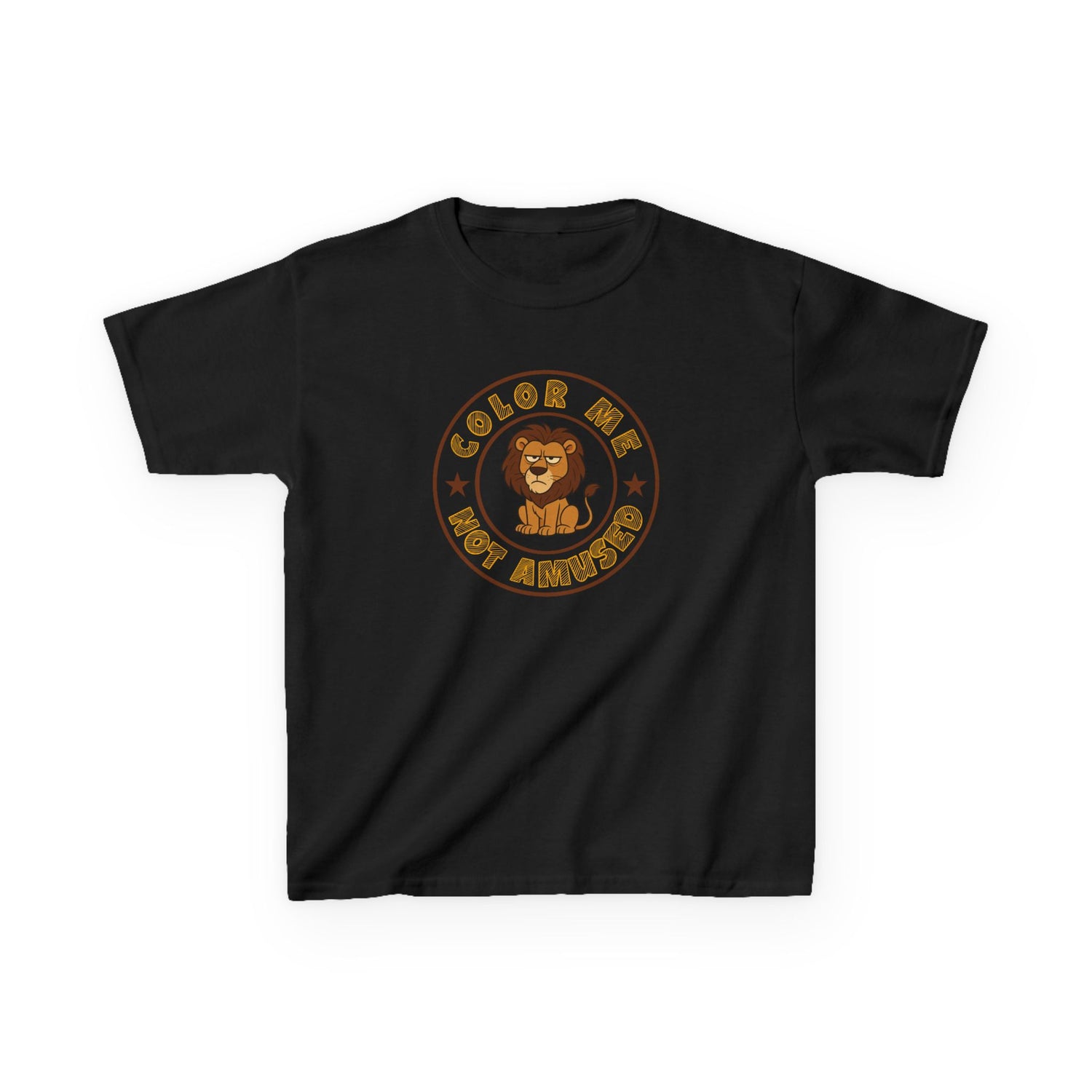 Kids Tee — Color Me Not Amused - Lion