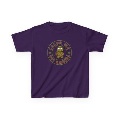 Kids Tee — Color Me Not Amused - Turtle