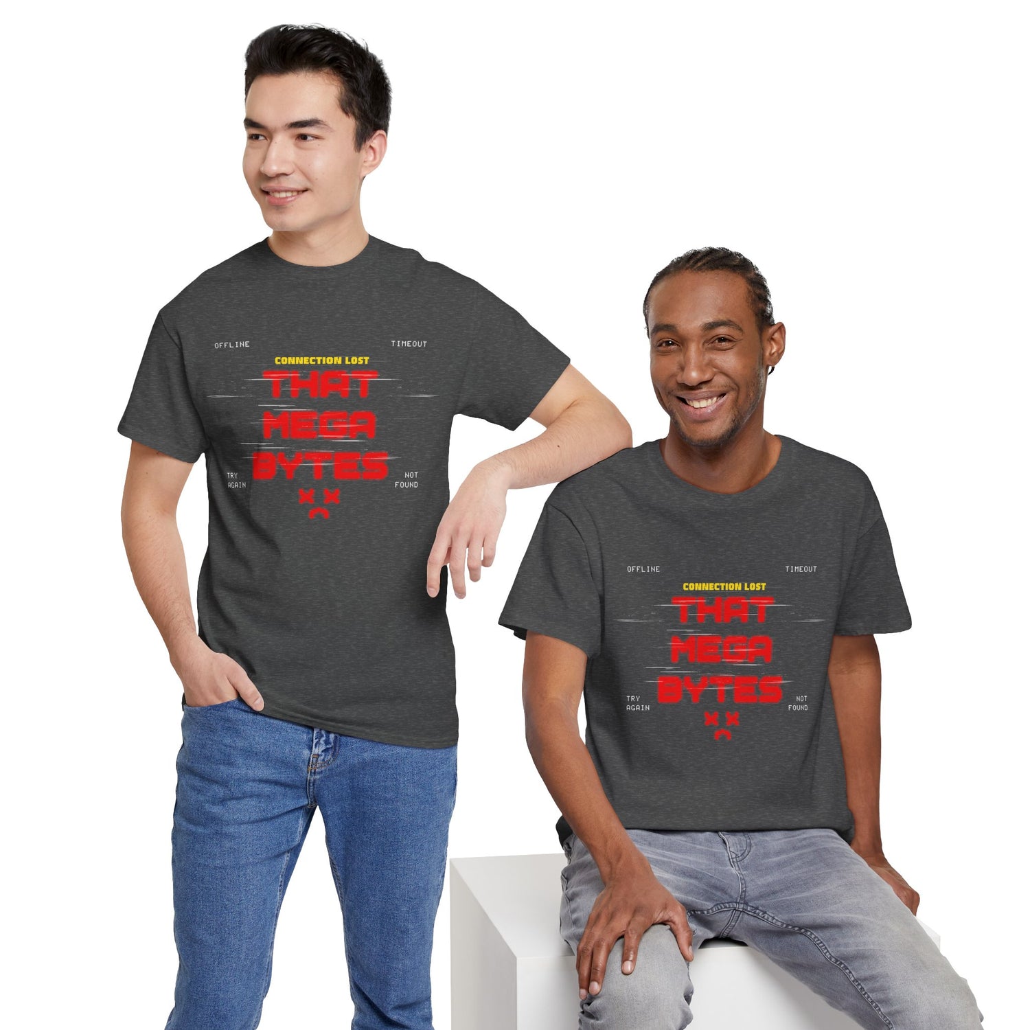 That Mega Bytes | Retro Glitch Gaming T-Shirt for Gamers &amp; Coders