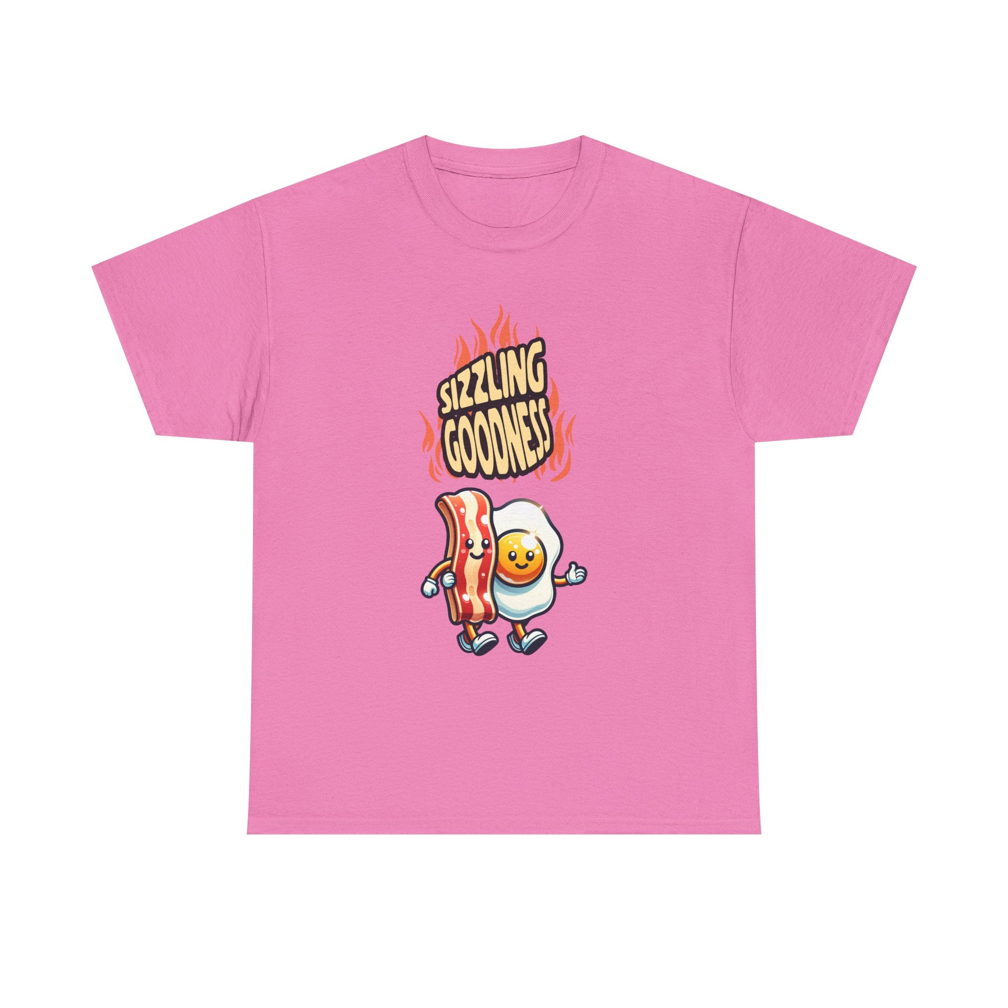 Sizzling Goodness Breakfast Tee — Funny Bacon &amp; Egg Graphic T-Shirt
