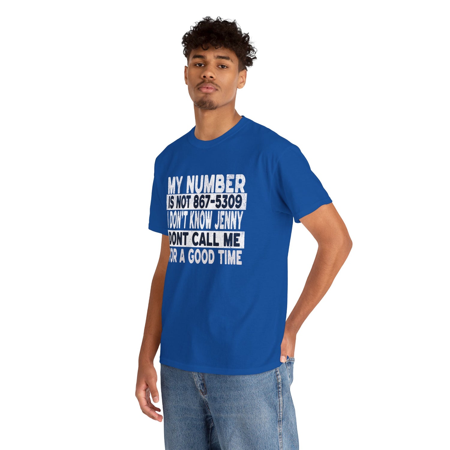 Funny 867-5309 Jenny Unisex Cotton Tee