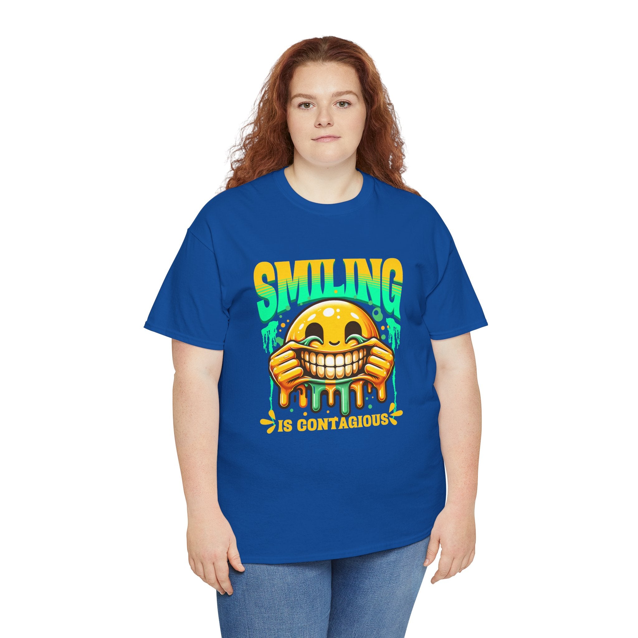 Smiling Is Contagious – Happy Smiley Face T-Shirt