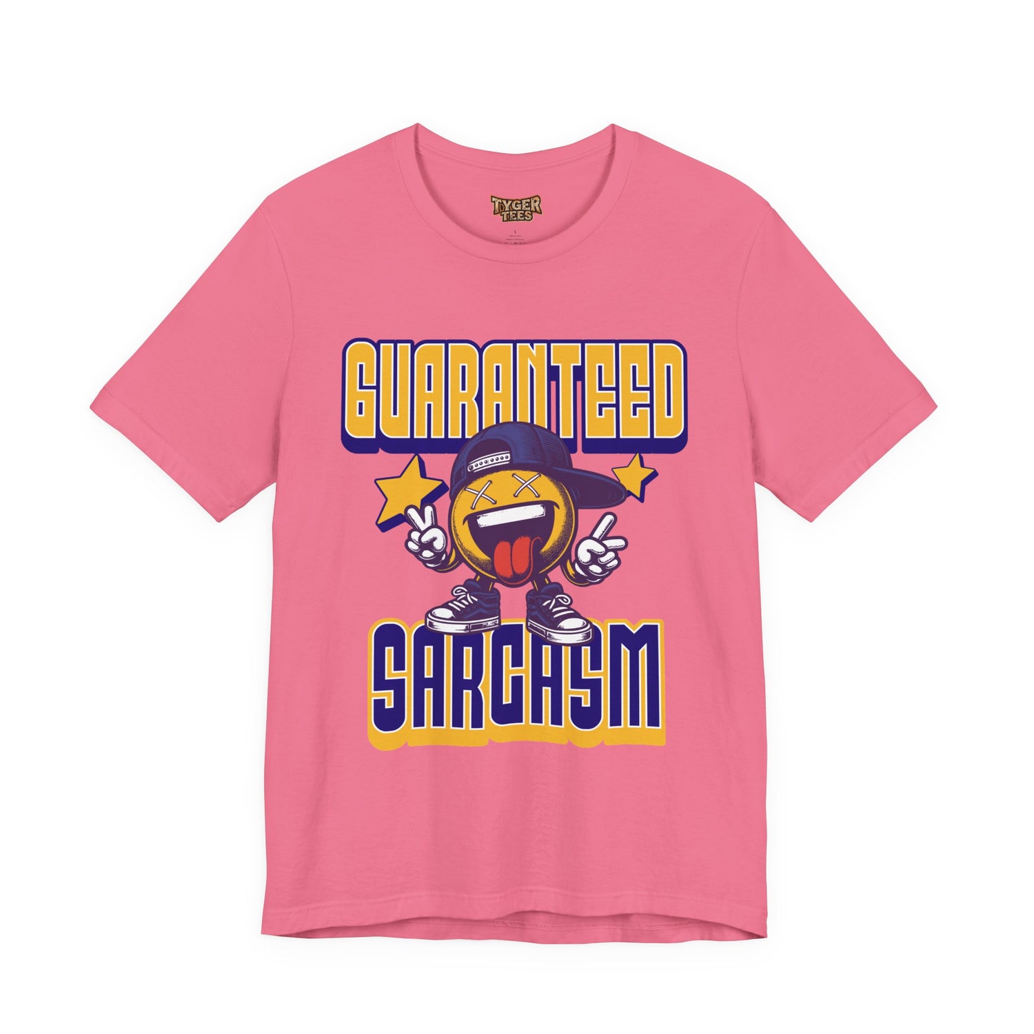 Guaranteed Sarcasm – Funny Smiley Face T-Shirt