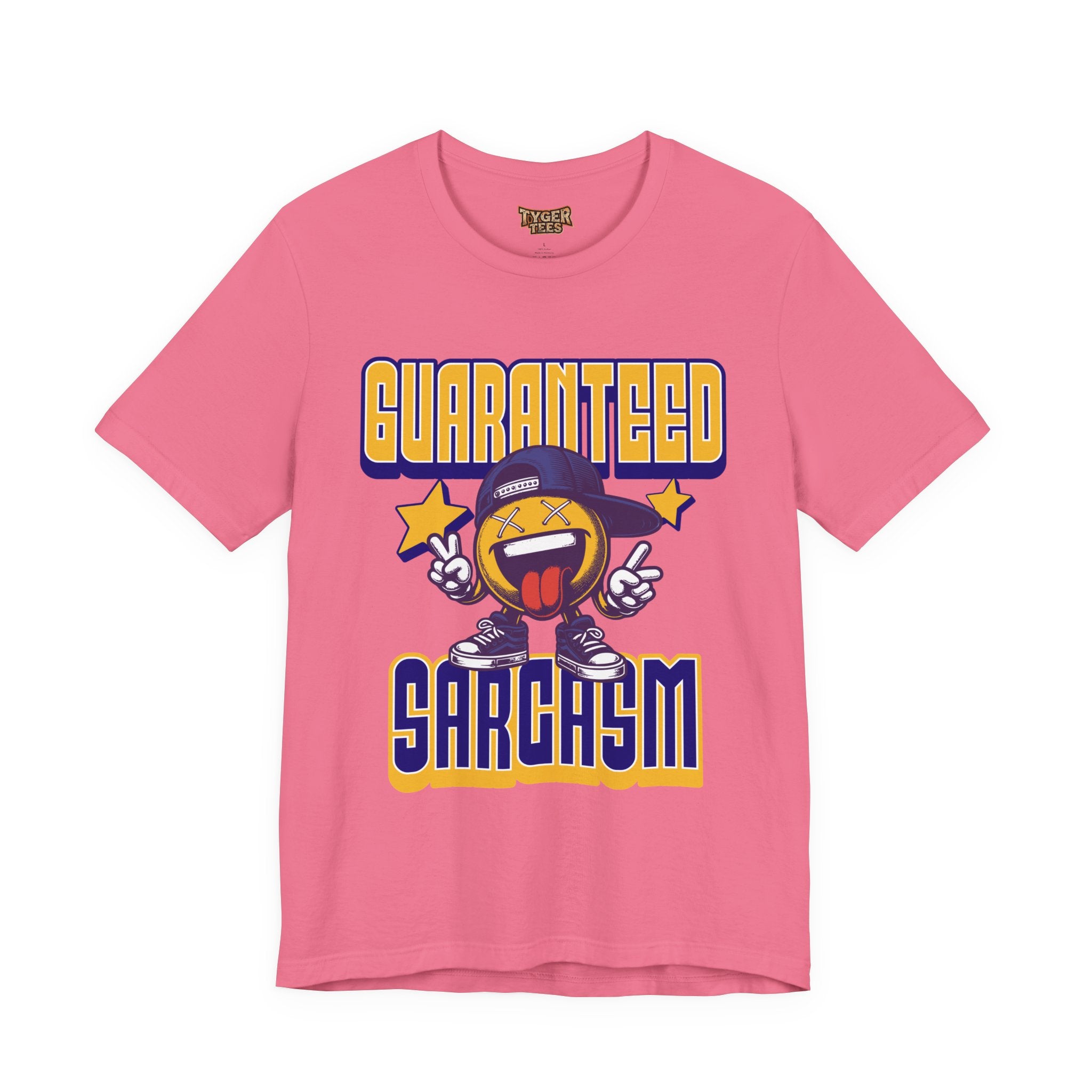 Guaranteed Sarcasm – Funny Smiley Face T-Shirt