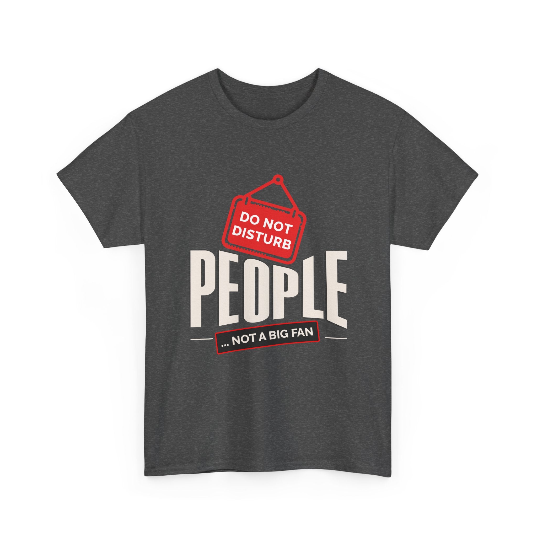 Do Not Disturb People T-Shirt — “People Not a Big Fan” Funny Anti-Social Tee