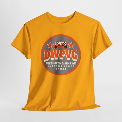 DWPVG "Drinking While Playing Video Games" Graphic Tee — Gamer Party T-Shirt