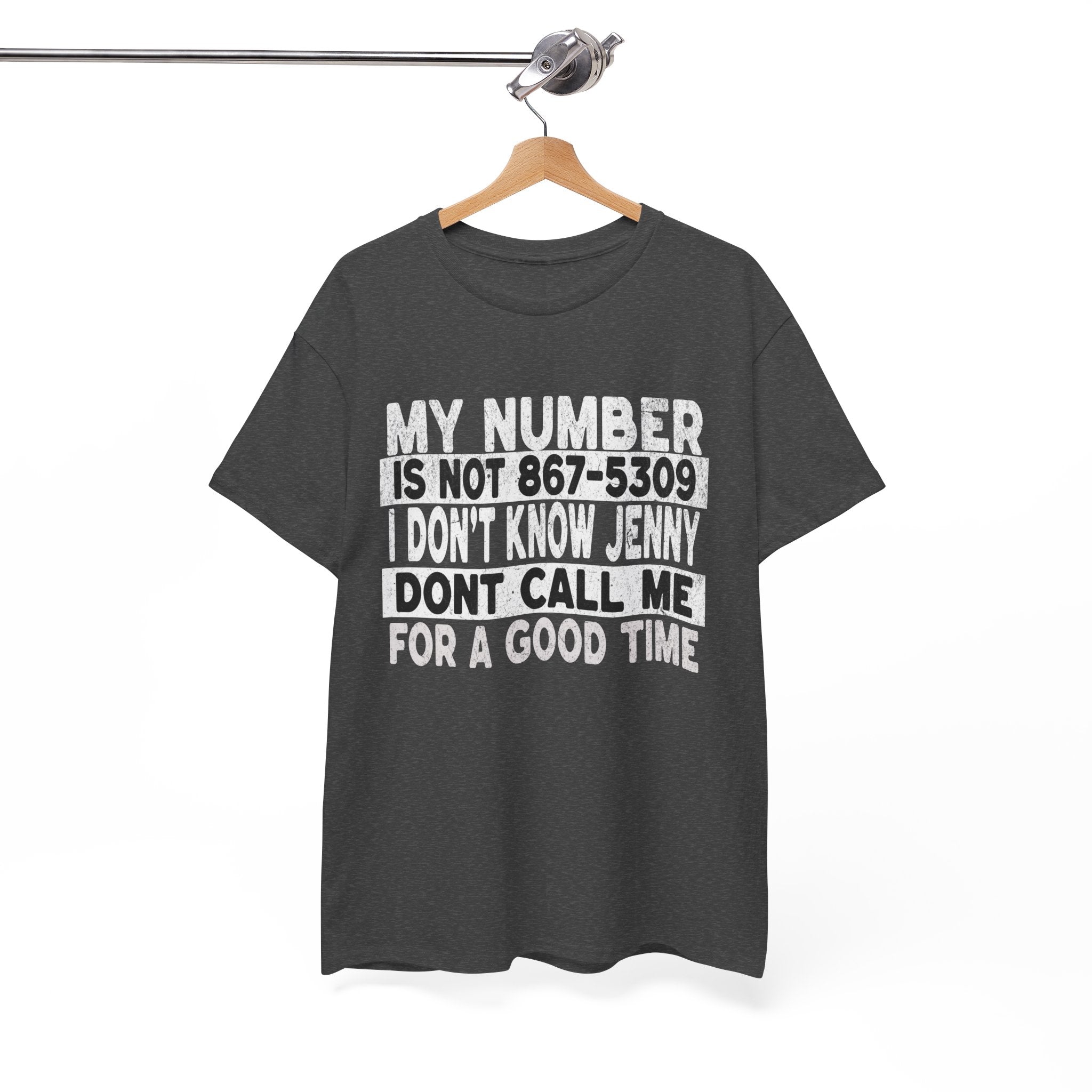 Funny 867-5309 Jenny Unisex Cotton Tee