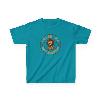 Kids Tee — Color Me Not Amused - Lion