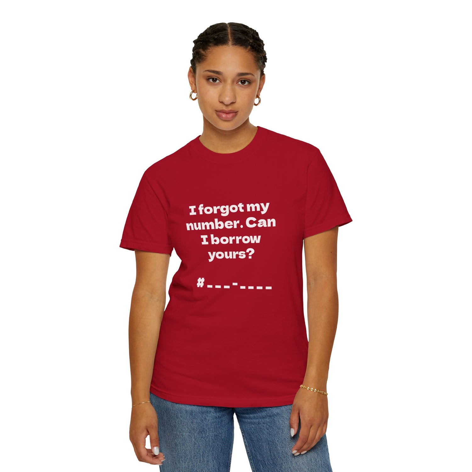 Pick-Up Line Tee - Can I Borrow Your Number
