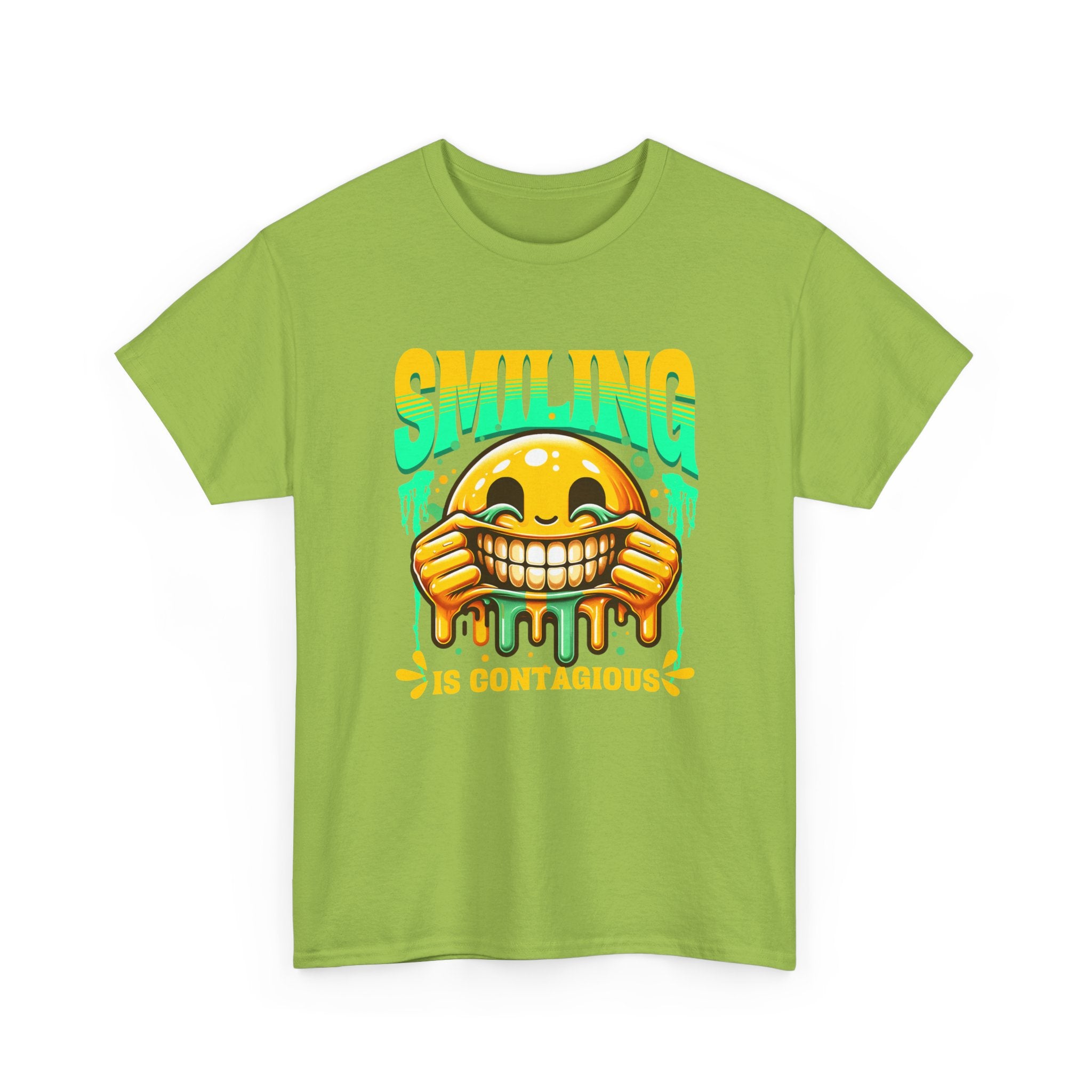 Smiling Is Contagious – Happy Smiley Face T-Shirt