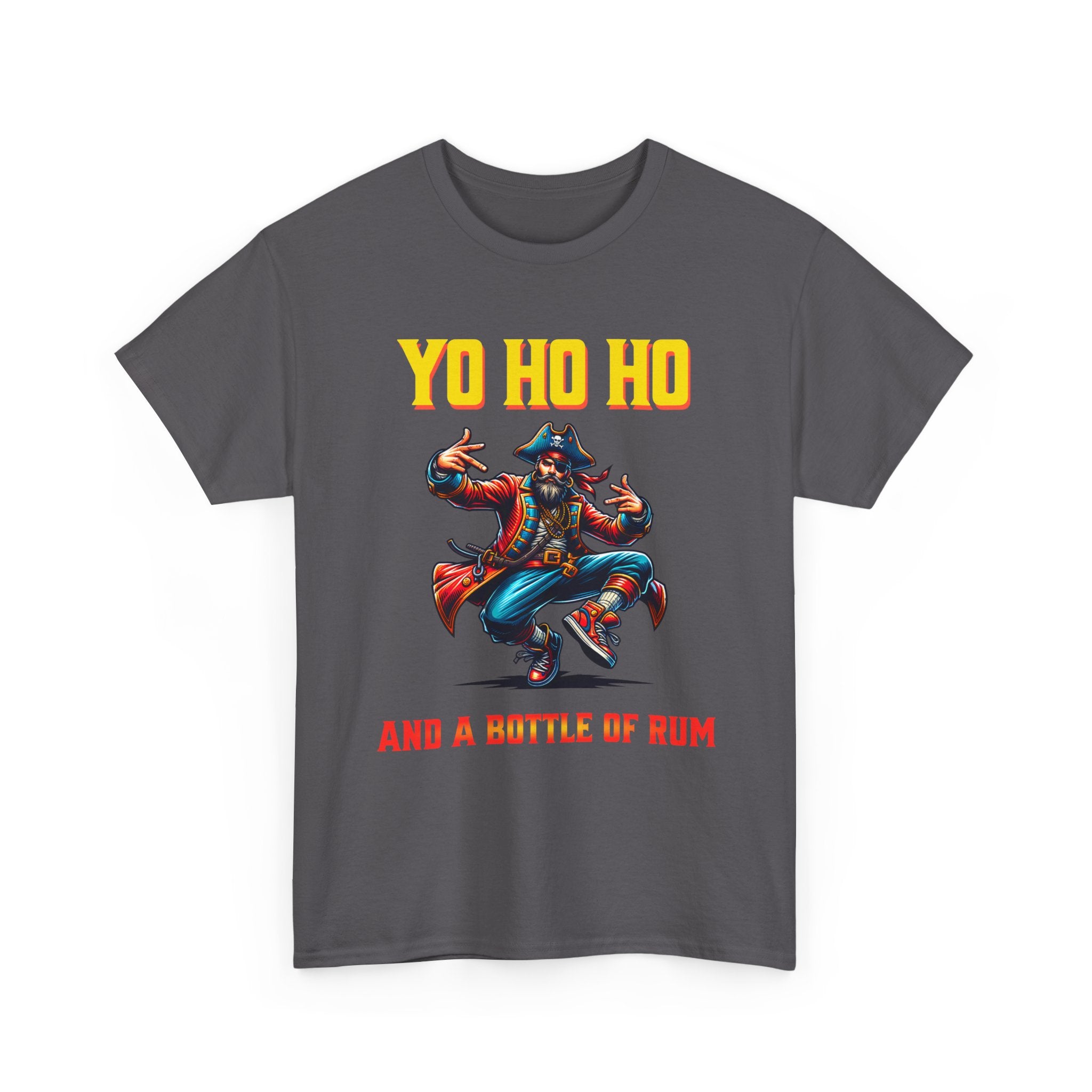 Yo Ho Ho Pirate T-Shirt – "Yo Ho Ho and a Bottle of Rum" Graphic Tee
