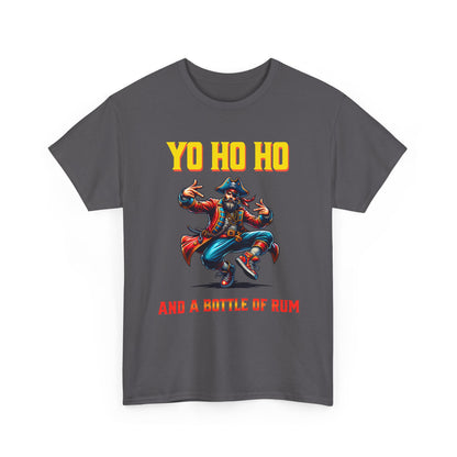 Yo Ho Ho Pirate T-Shirt – "Yo Ho Ho and a Bottle of Rum" Graphic Tee