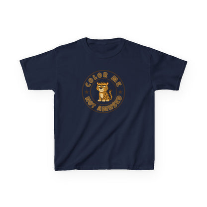 Kids Tee — Color Me Not Amused - Jaguar