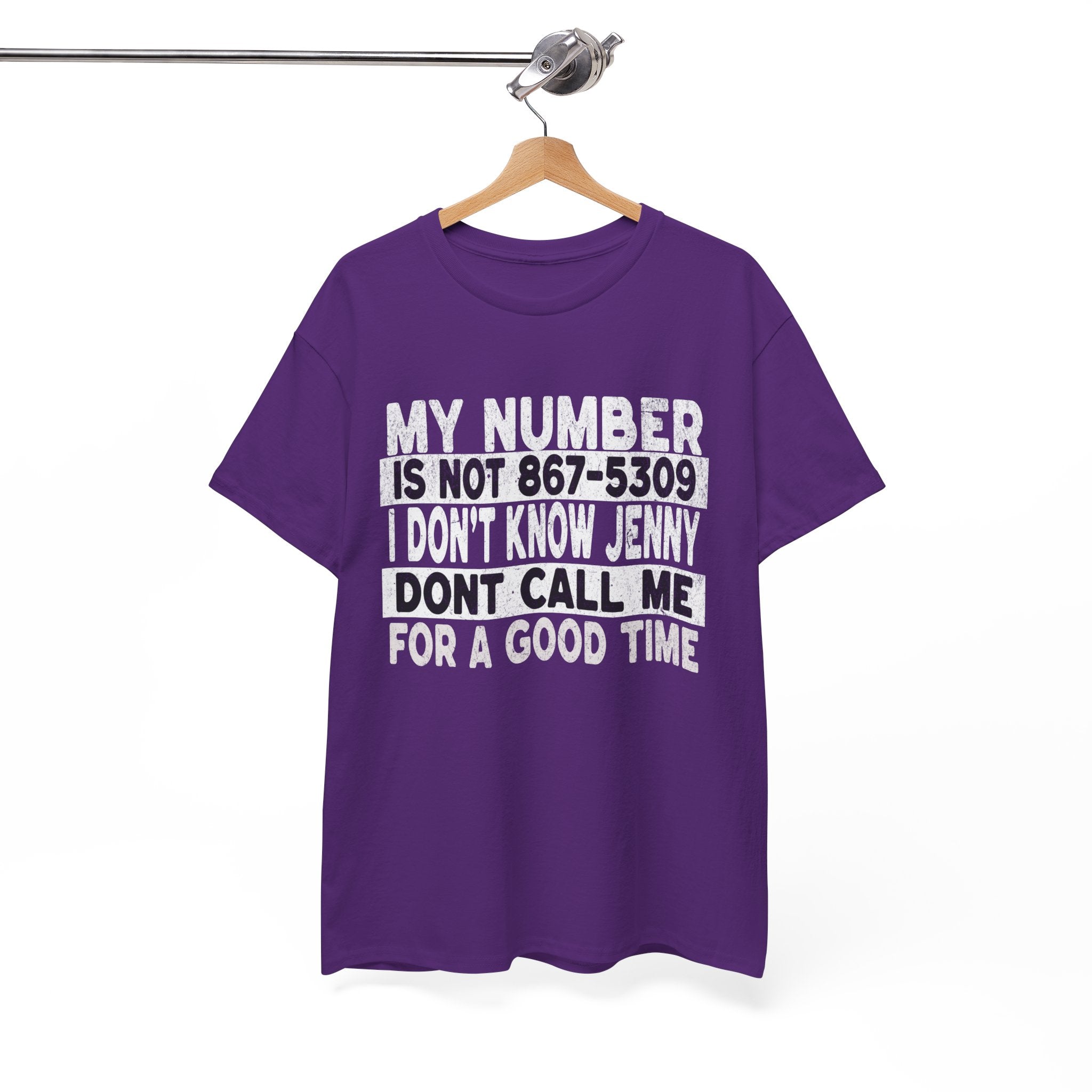 Funny 867-5309 Jenny Unisex Cotton Tee