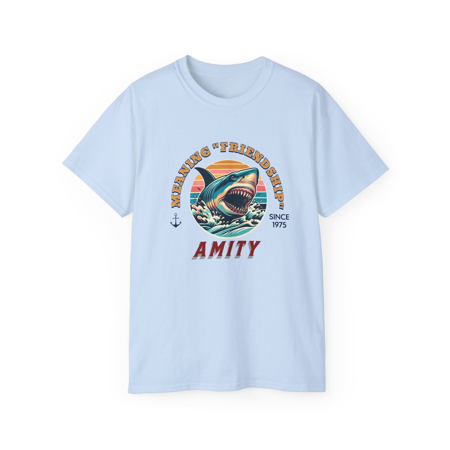 Jaws Movie - Meaning Friendship Amity Tee