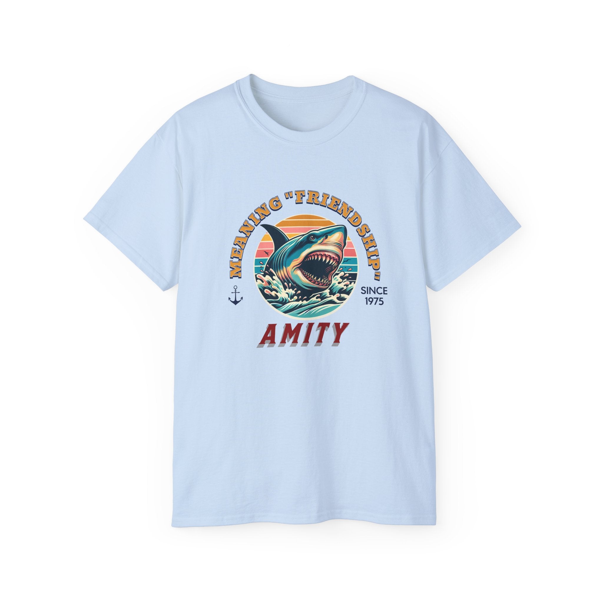 Jaws Movie - Meaning Friendship Amity Tee