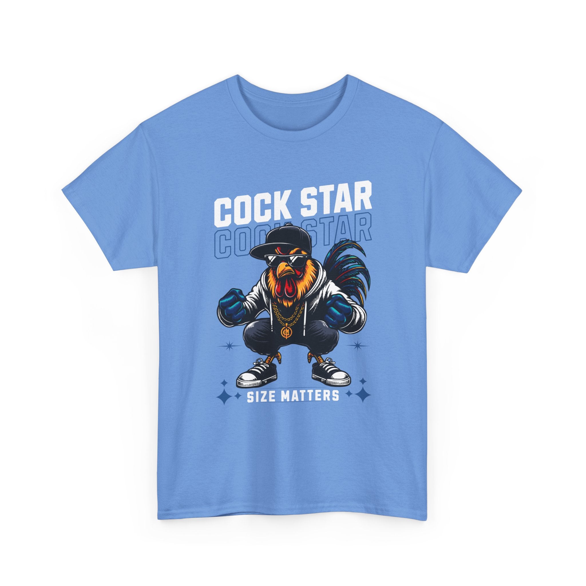 Cock Star Rooster T-Shirt — Size Matters Graphic Tee