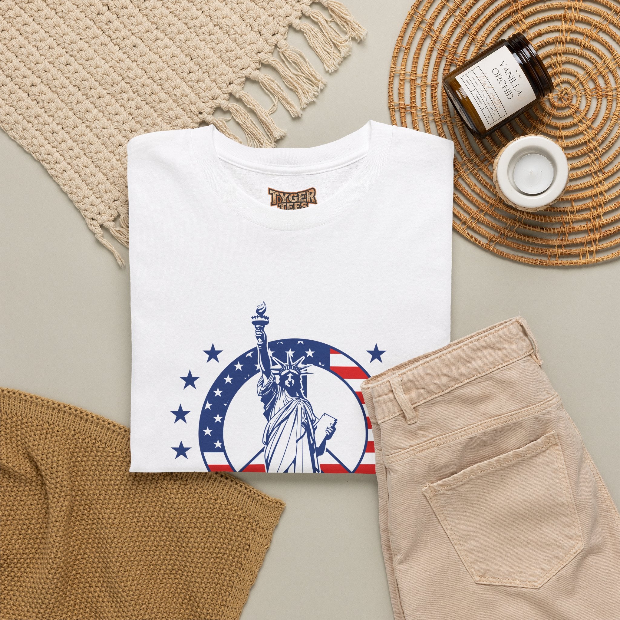 Don’t Be a H8TR Tee — Patriotic Statue of Liberty Graphic T-Shirt